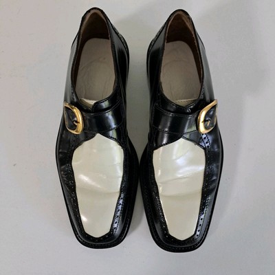 Vero Cuoio Men s Dress Shoes 8M Black & White