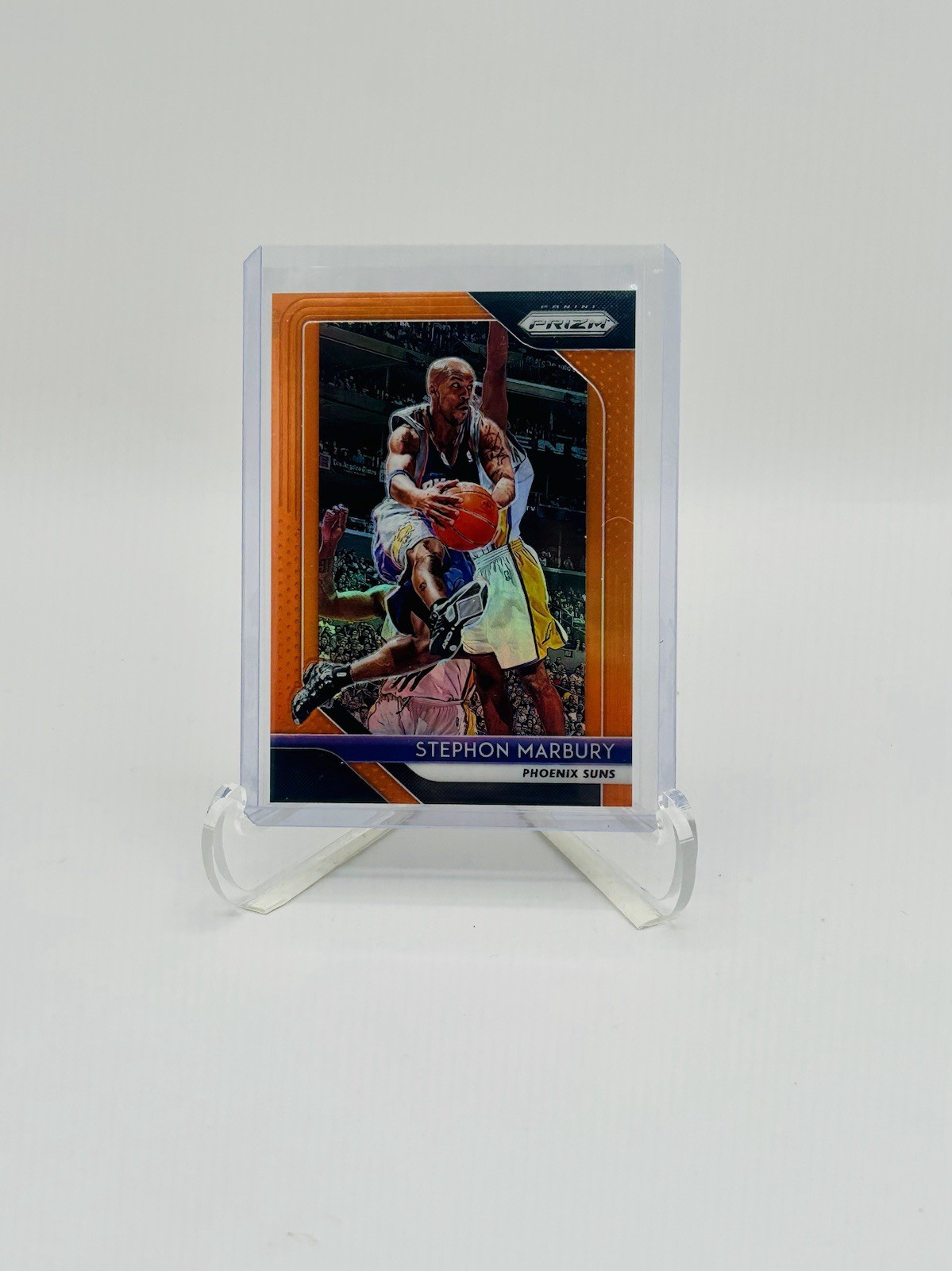 2018-19 Panini Prizm Stephon Marbury Orange/49