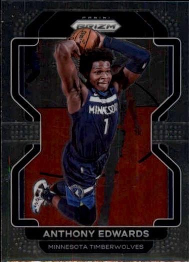 2021-22 Panini Prizm Anthony Edwards #37 Minnesota Timberwolves Basketball