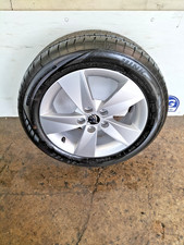 SKODA FABIA 15" ALLOY WHEEL AND TYRE 195/55R15 5J0601025AB (REF2)