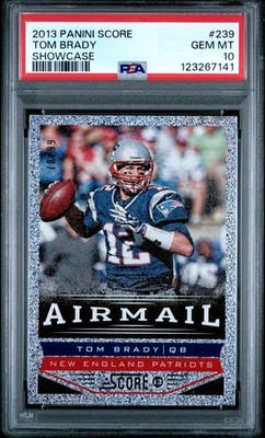 2013 PANINI SCORE SHOWCASE #239 TOM BRADY 78/99 PSA 10