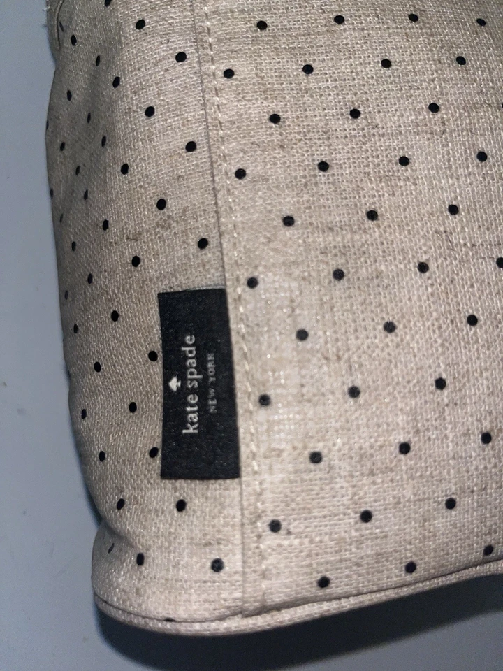 Сумка обеденная Kate Spade Out to Lunch кремовая и черная в горошек с ручкой - Изображение 4 из 4