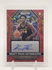 KOBE BROWN 2023-24 PRIZM DRAFT PICKS RED ROOKIE CHOICE AUTO #DPA-KBR /40 Q6992