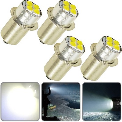 4Pcs 18V Flashlight Replacement LED Bulbs For Black & Decker FSL18FL # 429881-00