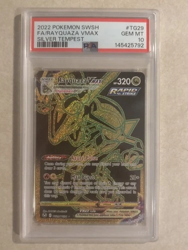 Rayquaza VMAX TG29/TG30 Pokemon Silver Tempest - GEM MT PSA 10