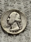 1941 washington quarter silver