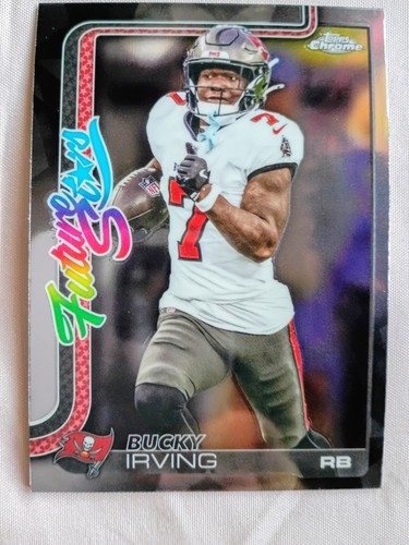 Bucky Irving #FS-11 Future Stars 2025 Topps Chrome NFL Buccaneers