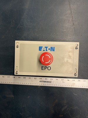 Eaton Red Emergency Stop EPO Button 103002939 Push / Twist