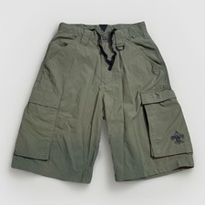 BSA Boy Scouts Shorts Sz Adult XS 26 Waist Green Uniform Cargo Centennial