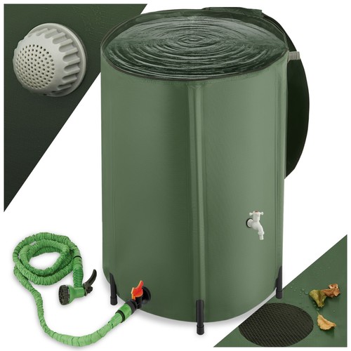 Regenwassertank Regenwassertank Regentonne Wassertank Wassertonne grün B-Ware - Bild 9 von 12