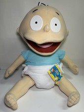 Vintage 1997 Rugrats Plush Tommy Pickles Large 24 inch Doll Mattel