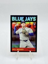 2025 Topps Archives Will Wagner Rookie #75 Black Foilboard Toronto Blue Jays