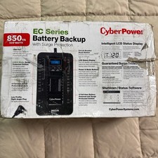 CyberPower EC850LCD 850VA / 510W LCD UPS Battery Backup