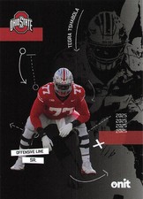 2025 ONIT Athlete Ohio State Buckeyes #SIL-20 Tegra Tshabola Silhouette