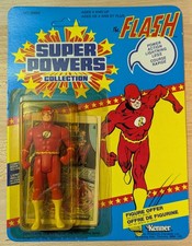 The FLASH Kenner 1984 Vintage Carded SUPER POWERS Figure MOC