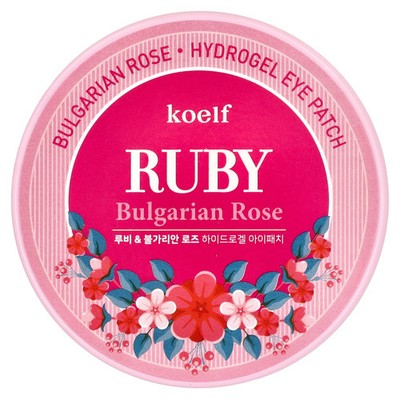 Ruby Bulgarian Rose, Hydrogel Eye Patch, 60 Patches