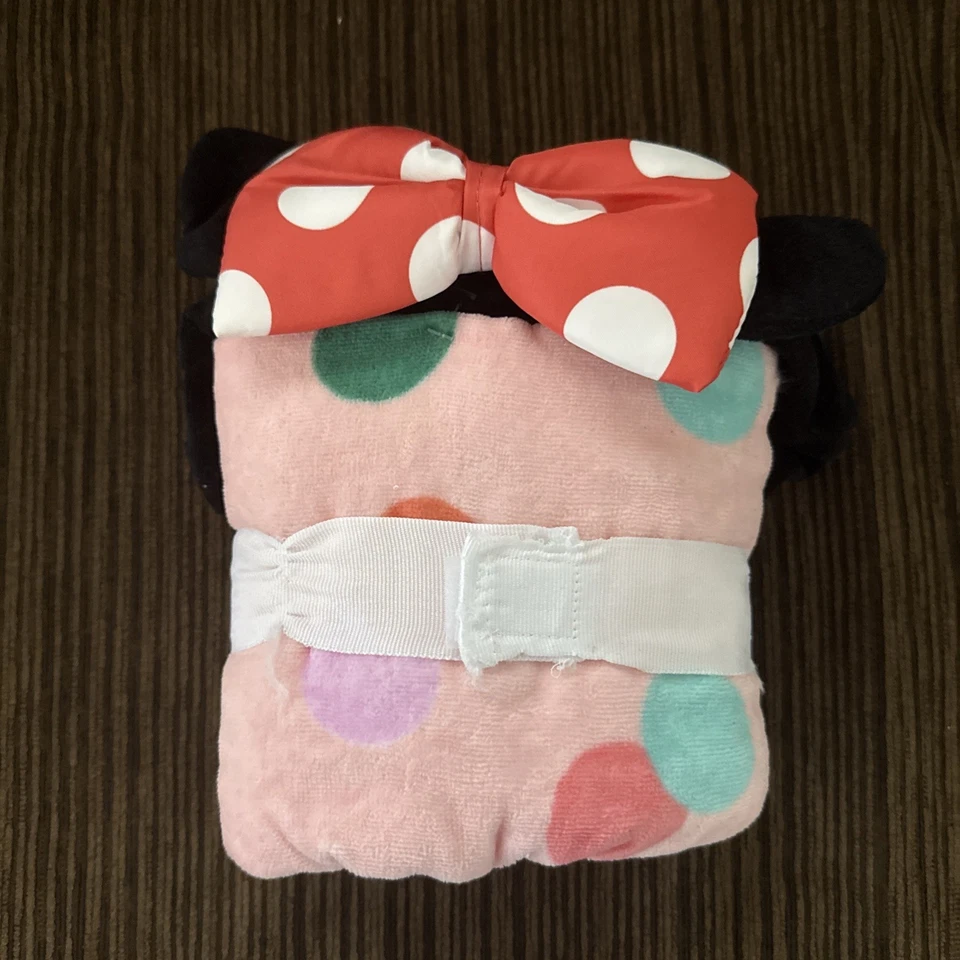 Toalla con capucha para niños Minnie Mouse 25x50 Foto 2 de 3