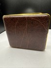 Vintage Colibri Germany Black Leather Cigarette Case
