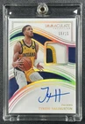 TYRESE HALIBURTON 2022-23 PANINI IMMACULATE #IPA-TYH GU PATCH AUTO GOLD 9/10