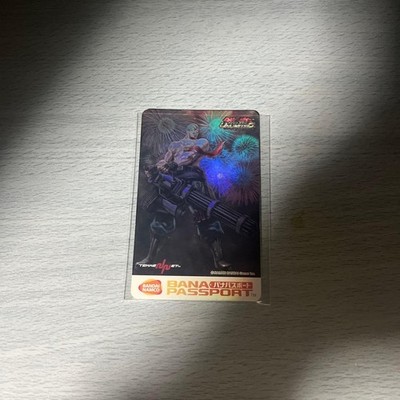 Tekken Banapasport Bryan Fury Metal Passport Card Limited Release Edition