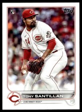 2022 Topps Tony Santillan Rookie Cincinnati Reds #111
