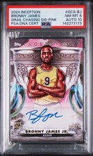 2024 INCEPTION BRONNY JAMES GRAIL CHASING SIG-PINK 86/99 PSA8