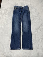 Ariat Denim B5 Slim Jeans Boys Size 14 Medium Wash Blue 26x29