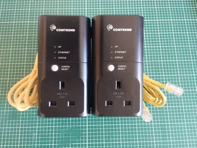 2 x Comtrend PowerGrid 9020 200Mbps Powerline Adapters