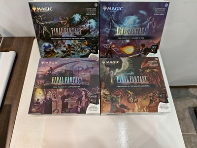 Magic The Gathering: Final Fantasy Scene Box Bundle Set of 4 New Sealed