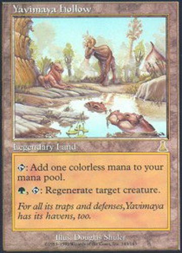 Yavimaya Hollow LP, English MTG Urza's Destiny