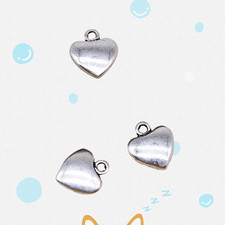 120 Pcs Tibetan Silver Heart Charms 12X10MM Diy Jewelry Making Pendants L10859