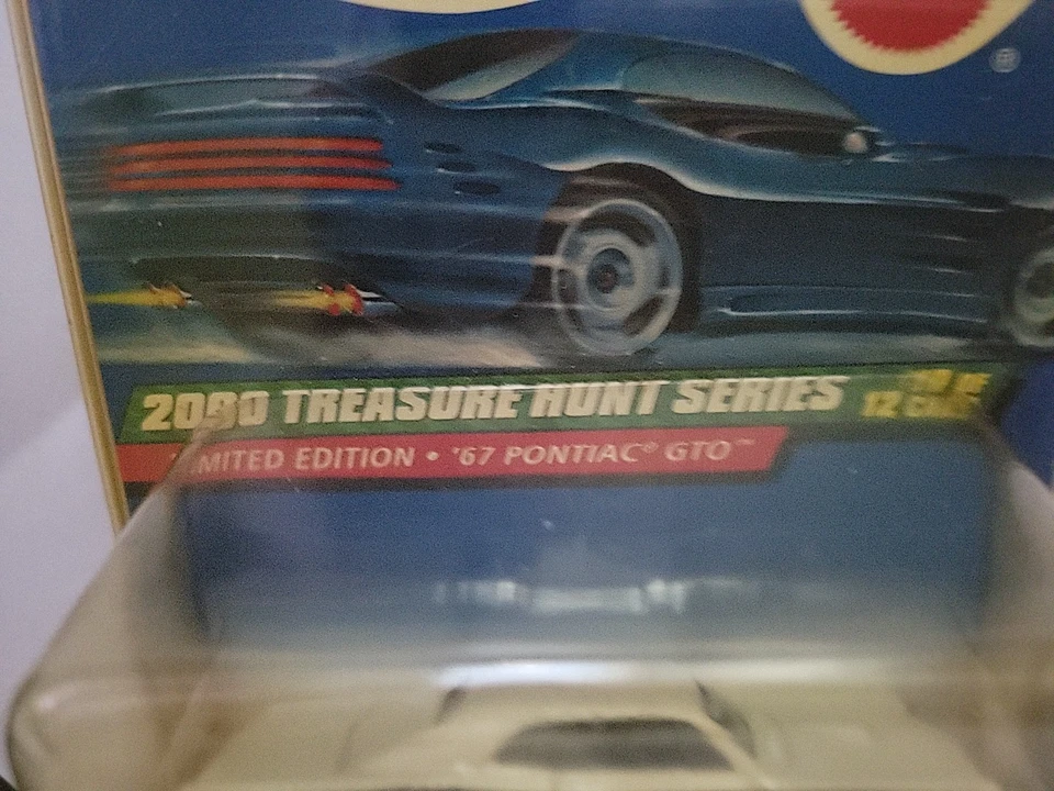 HOT Wheels 2000 TREASURE HUNT LE SERIES 10/12 БЕЛЫЙ '67 PONTIAC GTO - Изображение 4 из 4