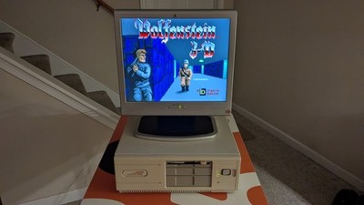 Vintage Computer Compaq Deskpro 286e 286 DOS Windows 3.1 Retro Gaming PC Wolf3D