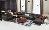 Ecksofa U Form Polstersofa Stoffsofa Eckgarnitur Couch Grau Sofa Groß