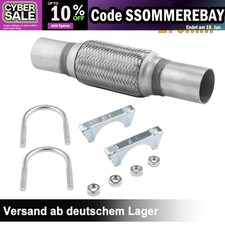 Flexrohr mit 2 Schellen 45x150/270 mm kompatibel mit VW Satz 1x Edelstahl