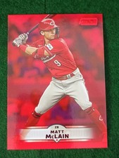 2025 Topps Stadium Club Matt McLain Red Foil #39 Cincinnati Reds