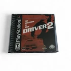 DRIVER 2 PS1 PlayStation 1 DISC 1 ONLY with Case Manual Art Black Label NTSC