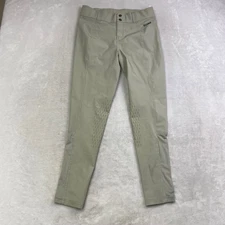 Kerrits Equestrian Riding Breeches Pants XL Beige Knee Patch Performance