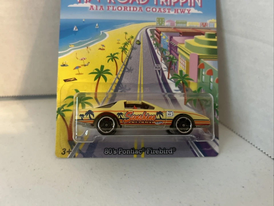 Hot Wheels HW Road Trippin' A1A Florida Coast Hwy 80's Pontiac Firebird - Image 4 of 4