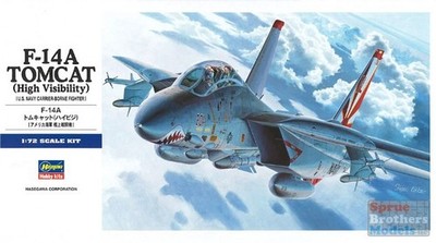 HAS00533 1:72 Hasegawa F-14A Tomcat High Visibility