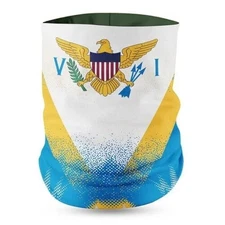 US Virgin Islands Flag Face Bandana