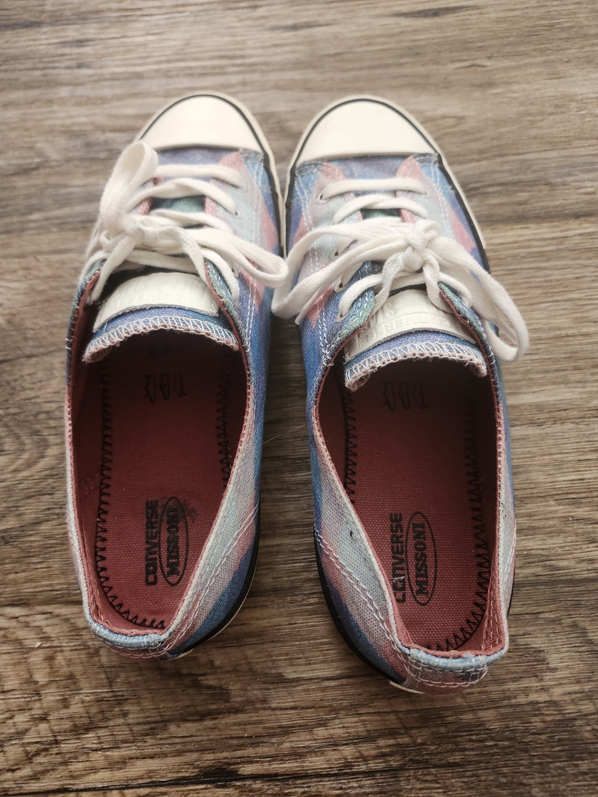 Converse All Star Missoni Women's Shoes 6 1/2 Pink blue Cotton Candy 6.5 sparkle thumbnail 10