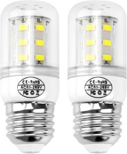 2 Pack Refrigerator LED Light Bulb E27 3.5W Replacement for Frigidaire Kenmore
