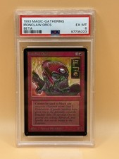 Ironclaw Orcs – MTG Beta (1993) – PSA 6 EX-MT - Magic the Gathering