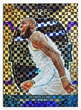 2022-23 Select LeBron James Prizms Copper Plaid #26 (09/49)