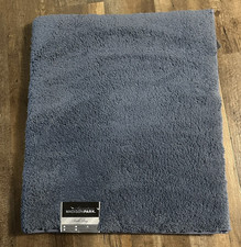 Madison Park Signature Marshmallow Soft Bath Rug Collection Blue 24 X 40