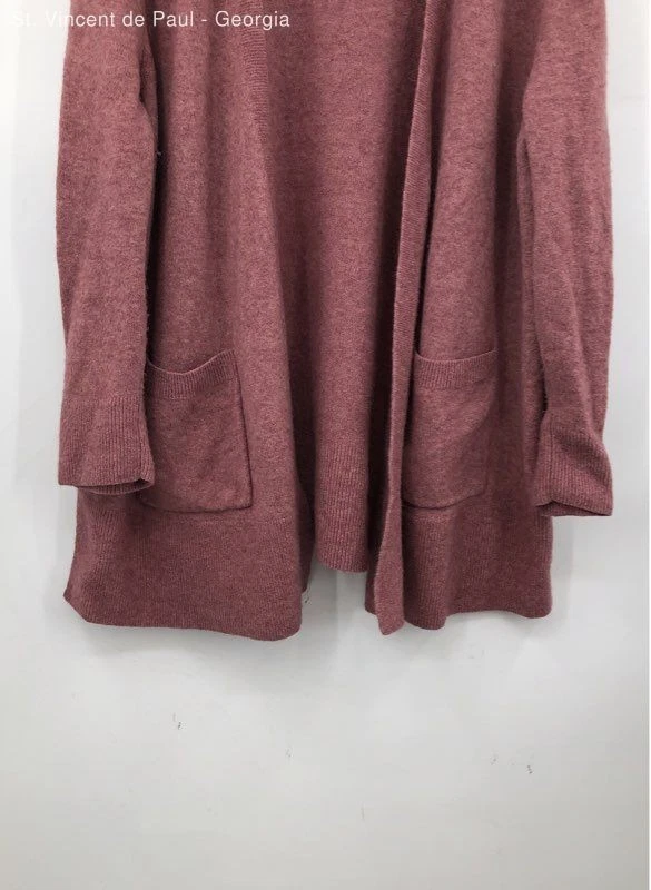 Cárdigan abierto Madewell tejido ajustado mezcla de lana suéter para mujer XL bohemio de gran tamaño Foto 3 de 4