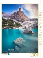 Calvendo Puzzle Lake Sorapisse In Italy | 1000 Pieces, Finished Size 25.2 × 18.9