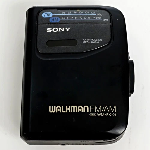 Vintage Sony Walkman WM-FX101 Portable Cassette Radio Player AS-IS - NEEDS BELT