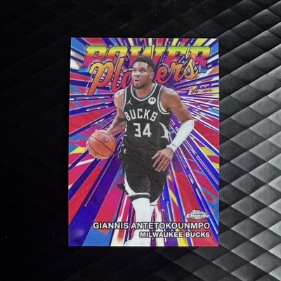 Jersey Match 2026 Chrome Update Bucks Giannis Antetokounmpo Power Players 34/75